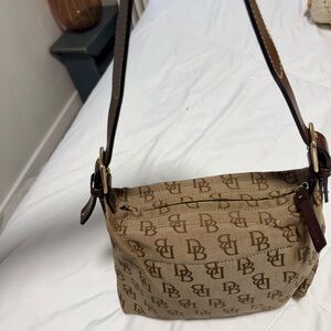 Dooney & Bourke Brown Monogram Shoulder Bag